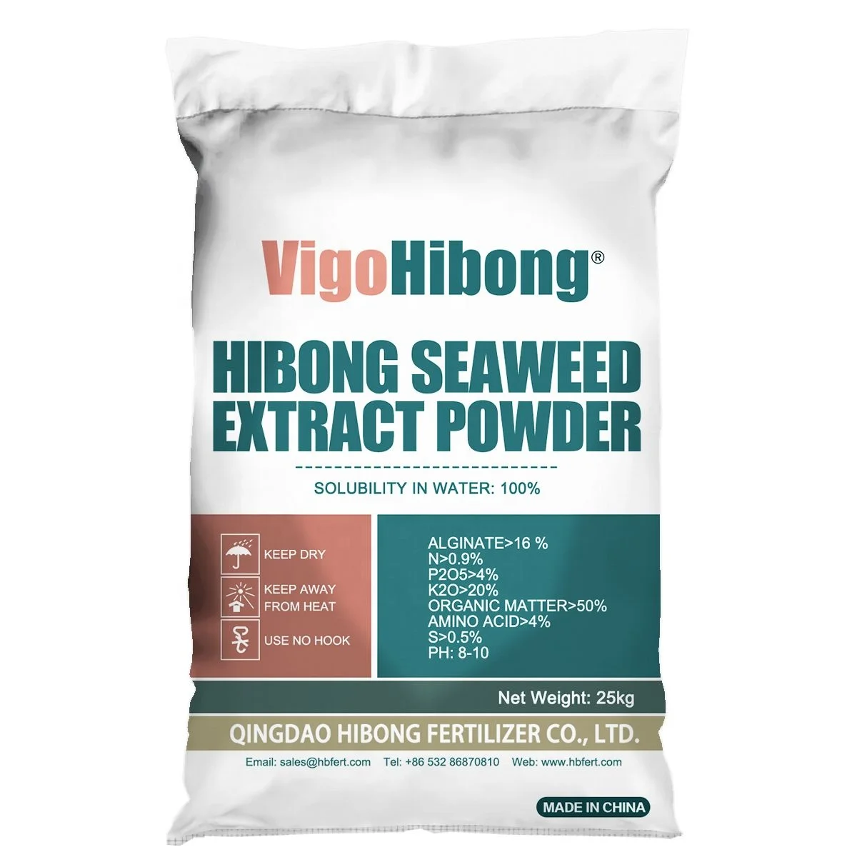 Qingdao Fertilizantes agricolas 250-715-9 Seaweed Extract Organic Fertilizer Powder