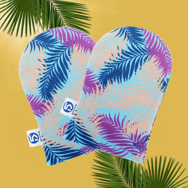 Reusable and Washable Print Logo Belender Tanning Mitt