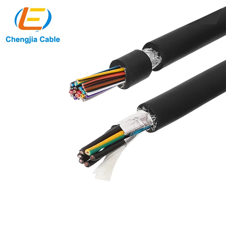 YY02 FLEXIBLE CONTROL RVVP CABLE WITH SHIELDED 0.75/1/1.5/2/2.5mm² available in 2 cores to 50 cores