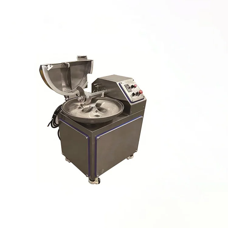 High Speed Meat Vegetable Chopping Machine Reasonable Design Vacuum Bowl Cutter For Sale