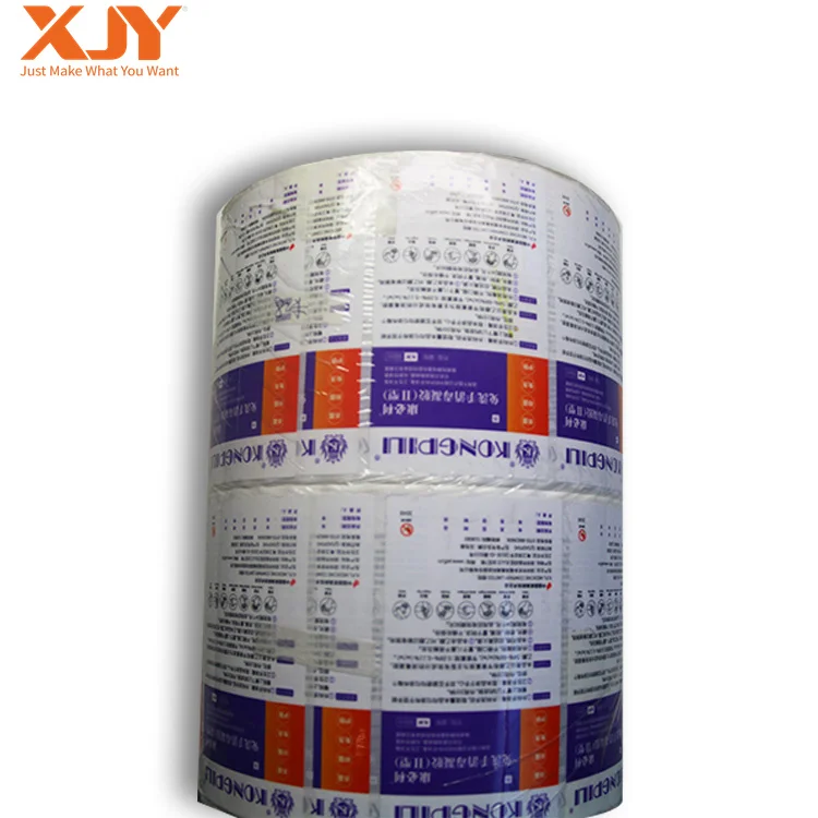 XJY на заказ виниловый клей персонализированный Печатный продукт рулонная бумага для штрих-кода самоклеющиеся наклейки продуктов волос