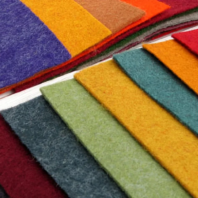 Polyester felt PP felt 1mm 2mm 3mm 4mm all colors felt for bag