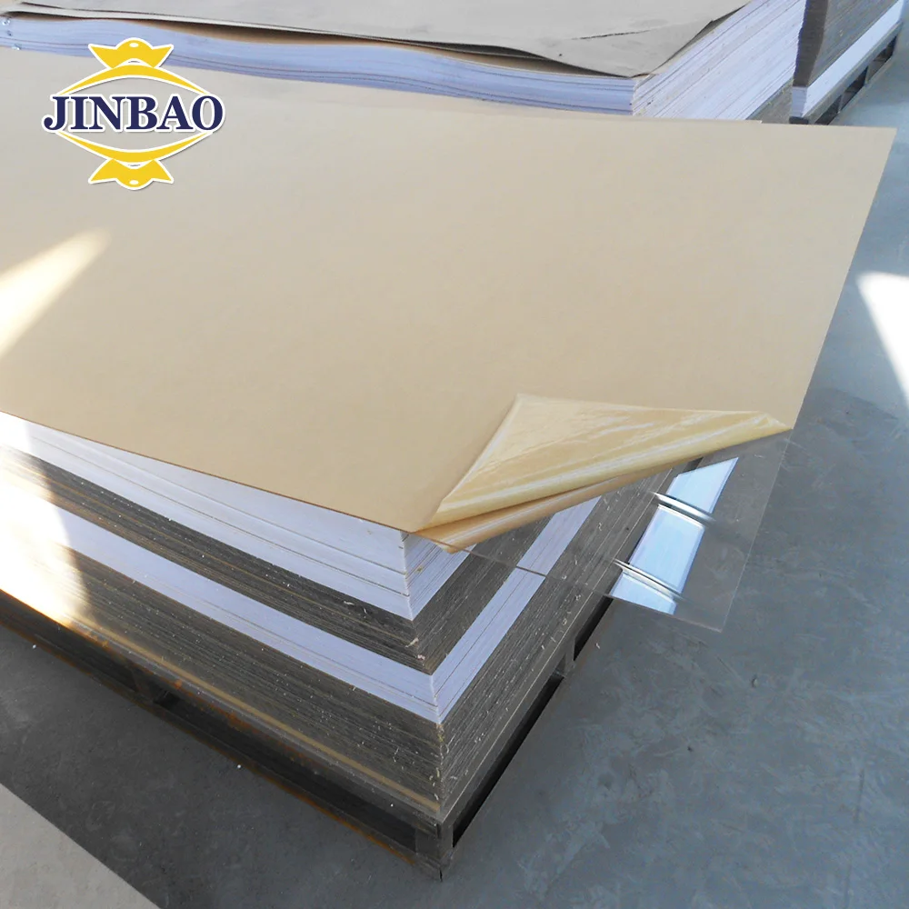 JINBAO 1mm 3mm 4mm whit Thick 122*2440 4x8 Manufactures China Extruded Factory Cast perspex Board Pmma clear Acrylic Sheet