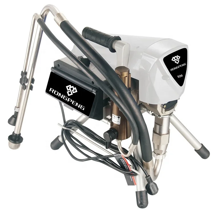 RONGPENG R520 Electric Airless Paint Sprayer Professional Heavy-Duty High-Pressure Wall Painting Machine 220V Industry Grade
