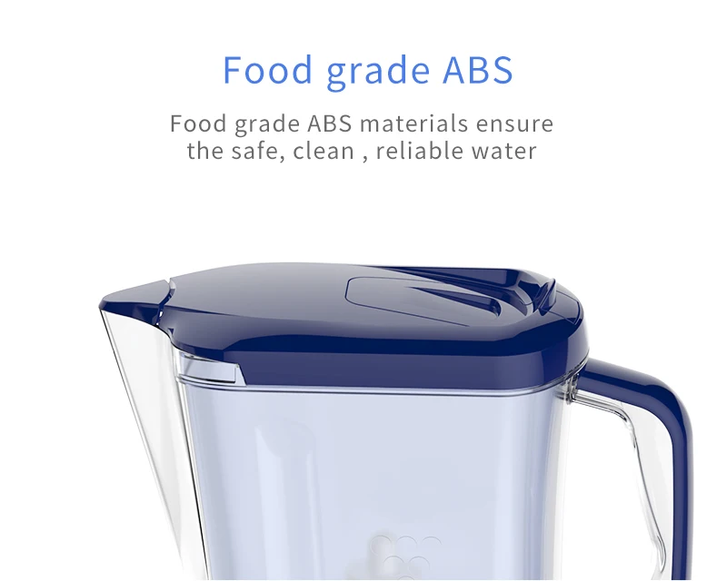 Reduce TDS resin + carbon fiber water filter pitcher home use water purifier professional alkaline water filter purifier