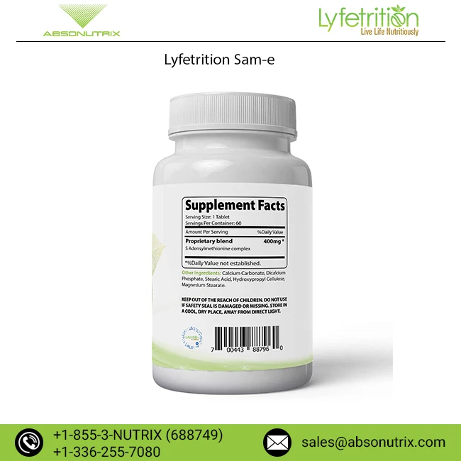  Поддержка здоровья печени Lyfetrition Sam-e