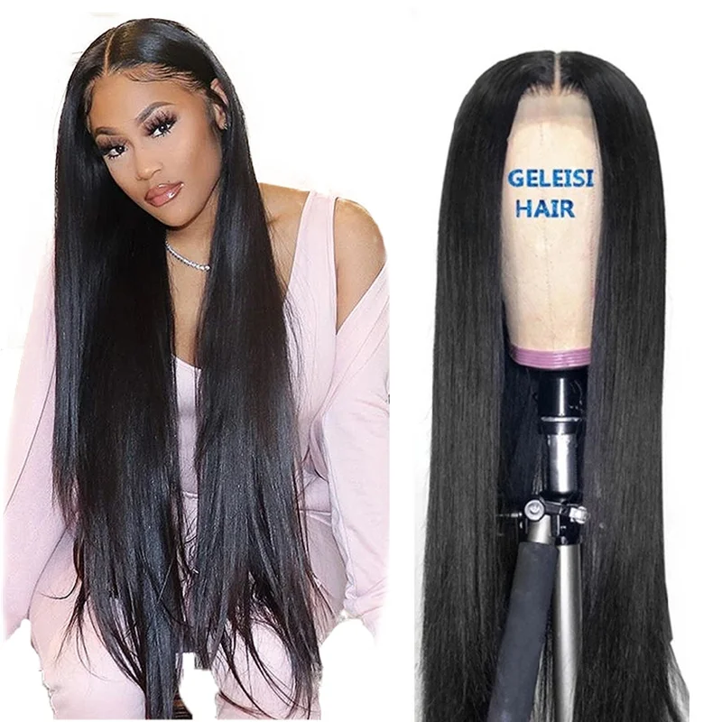 Новое поступление, лучшие популярные T-образные парики для женщин, оптом, норковые натуральные бразильские прямые человеческие волосы, парики на сетке, передние парики от поставщика