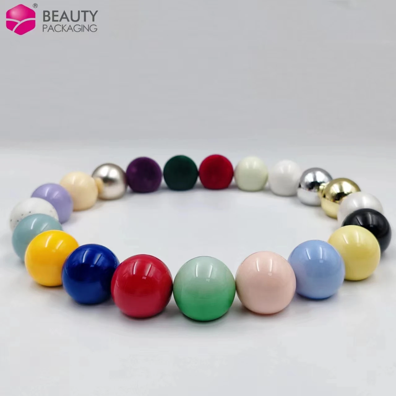 Wholesale ABS 15mm Colorful Round Ball Shape 15FEA Perfume Bottle Cap
