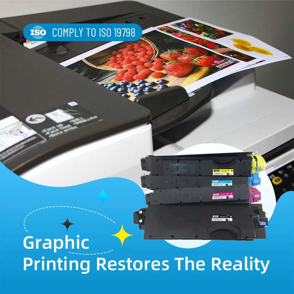 ASTA Color Toner Cartridge PK-5011 PK5011 PK 5011 Compatible For Utax P-C3060 MFP Copier Kit Wholesale High Yield