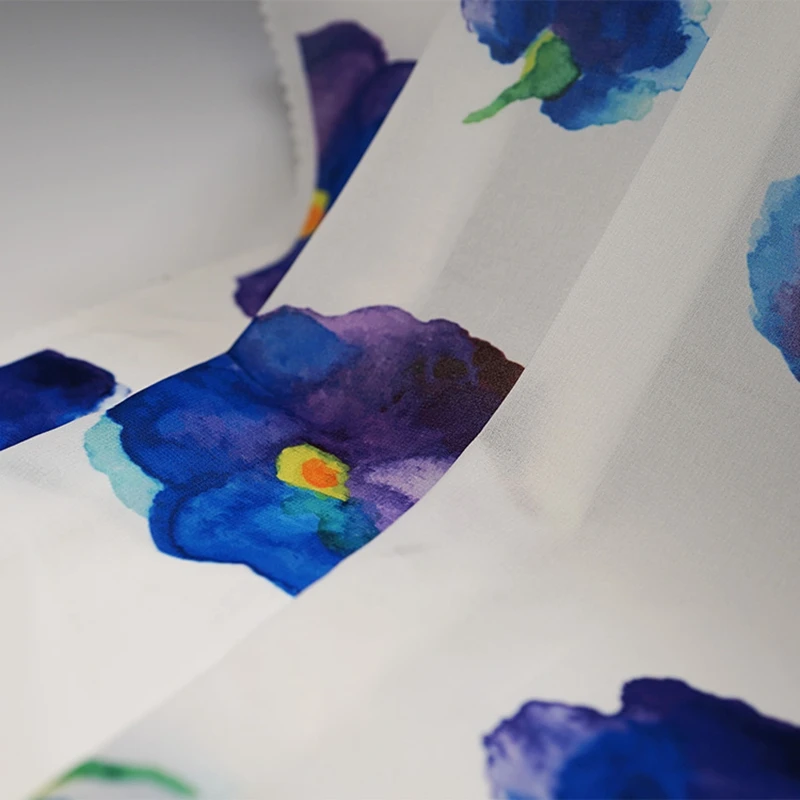 Sikor No Moq high quality fashion cartoon digital foil print custom cotton digital printing fabric for kids