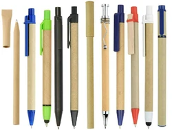 Customized Whitening Bamboo Wood Bookmark Eco - friendly Recycled  Paper Touch Ball Ink Key Pen Made from Paper