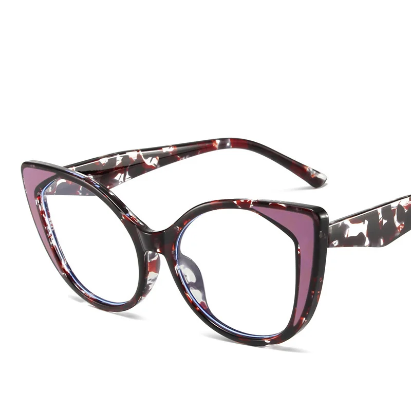 New Style 2024 Cat Eye Computer Anti Blue Light Glasses Eyewear Blue Light Blocking TR90 Eyeglasses Frames