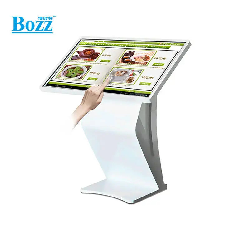 Commercial Totem Android System Vertical Monitor with Auto Media Player Digital Signage Advertising Display Kiosk
