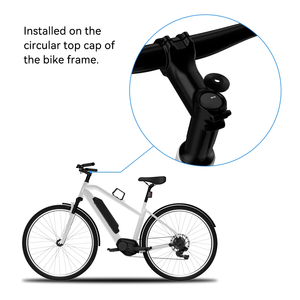 Smart Two-wheeler Vehicle Tracking Solution Findmy App Track Mini Hidden Bicycle Anti Lost Tag Bluetooths Item Finder