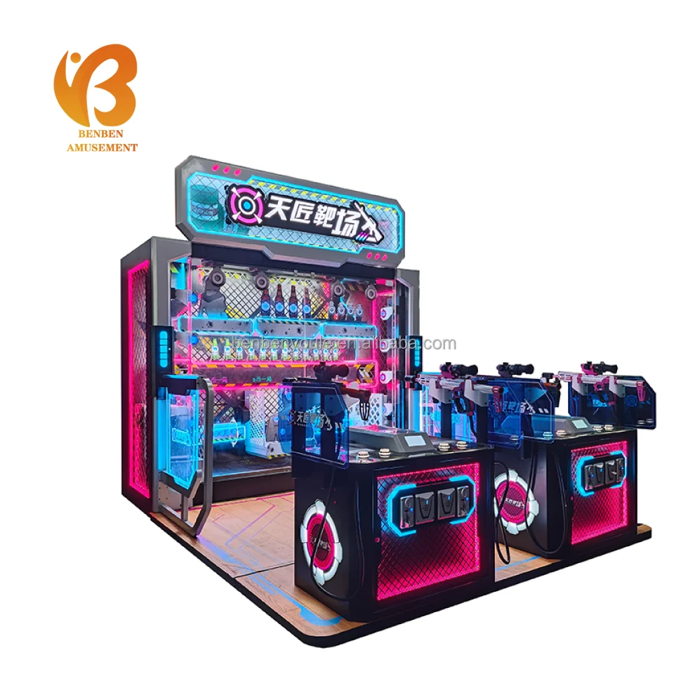 Hot Selling Commercial Arcade Mech Gun Shooting Newest Indoor Redemption Interactive Game Machine Coin Operated Games
