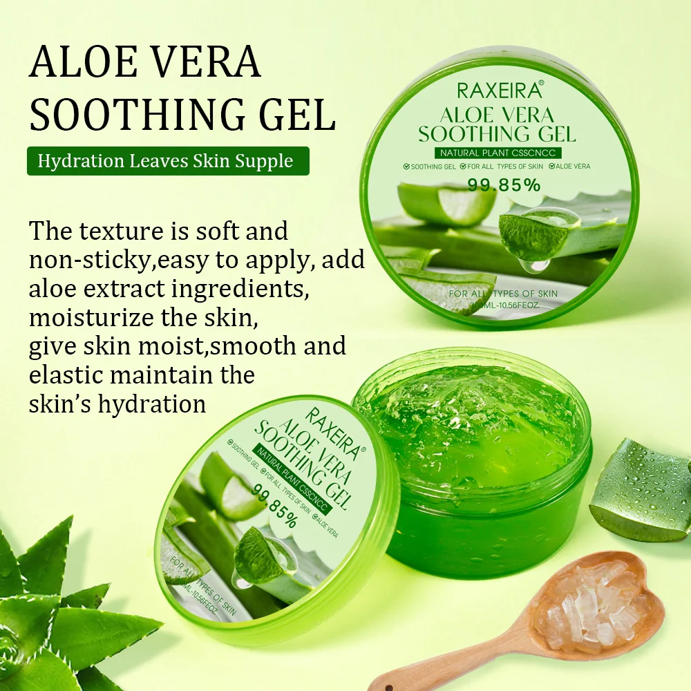 Private Label Aloe Vera Gel Lightening Organic 100% Pure Natural Skincare Face Moisturizing Soothing Aloe Vera Gel
