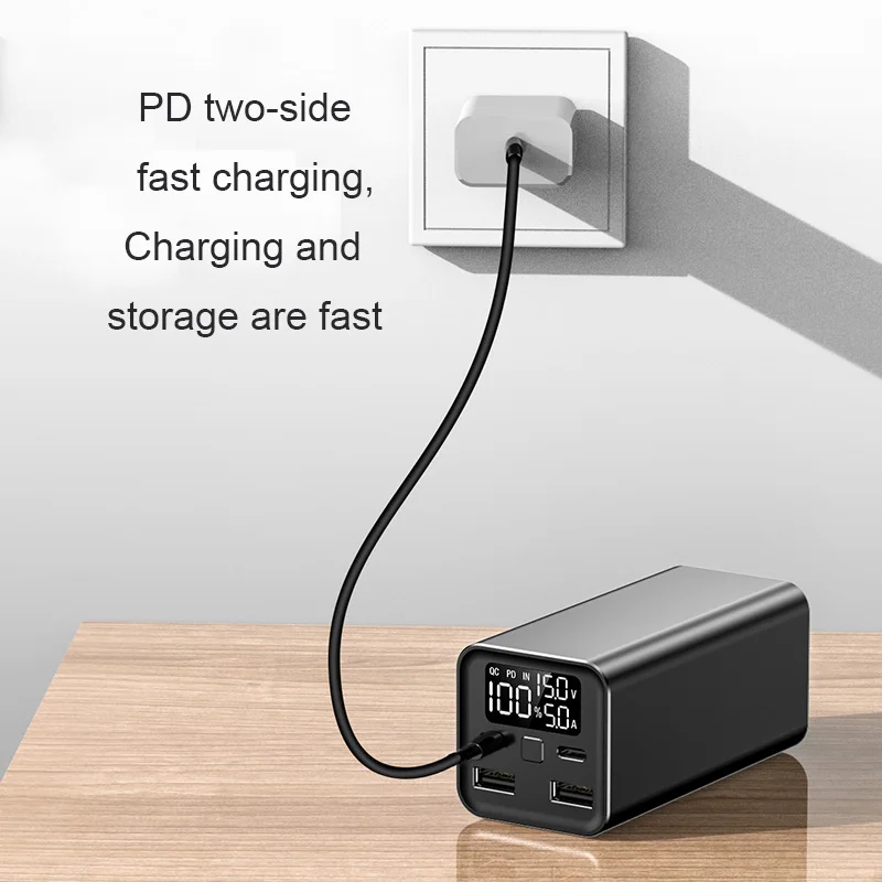 Portable laptop charger Fast Charging station PD 65W powerbank 50000mah 30000mah 20000mah Power Bank