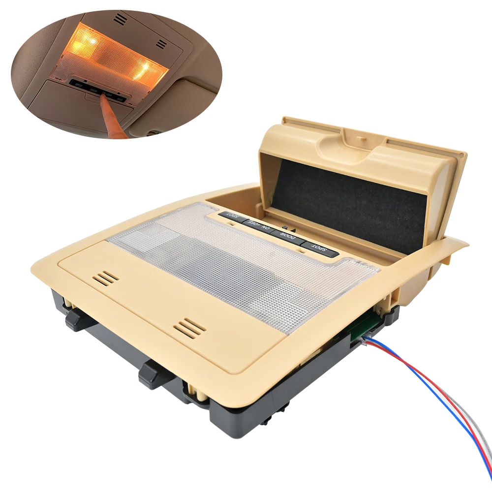 Led Car Interior Light Reading Light Switch Button Car Inner Roof Lamp LED for Land Cruiser