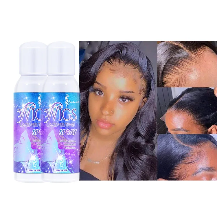 Slaying Lolli Strong Natural Finishing Hold Wig Extreme Hold Melting Lace Spray Lace Adhesive Glue