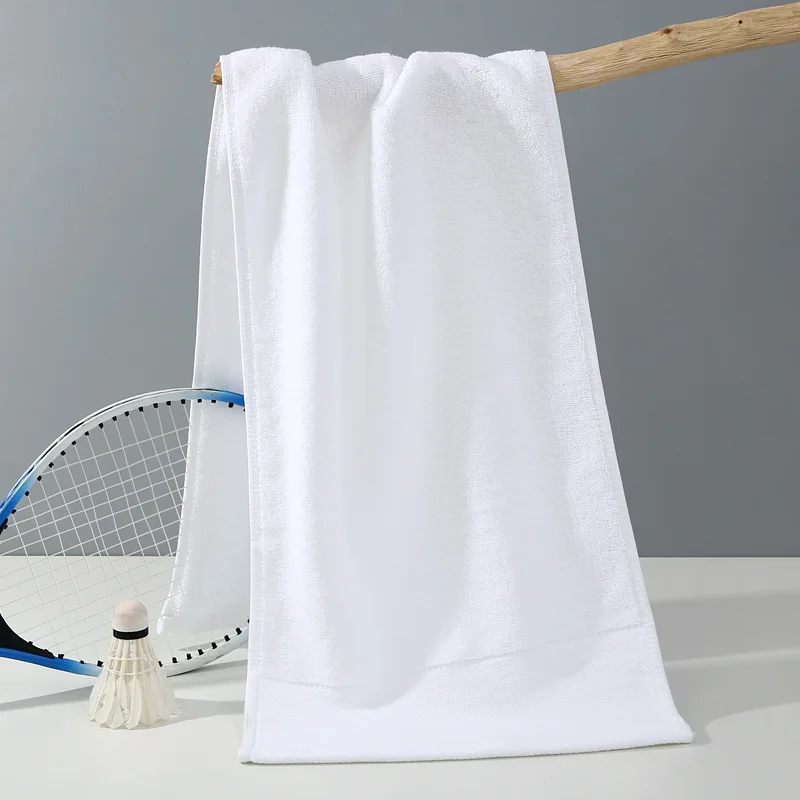 Custom 100% Cotton High Quality Black Gym Towel Embroidery Logo Face Towel