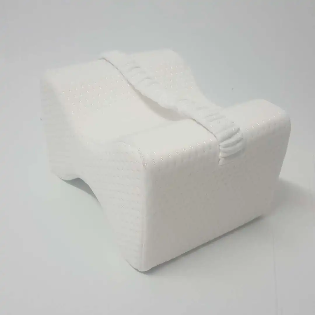 Healthy Side Sleeper Memory Foam Filling Comfort Contour Orthopedic Knee Pillow Leg Rest Pillow