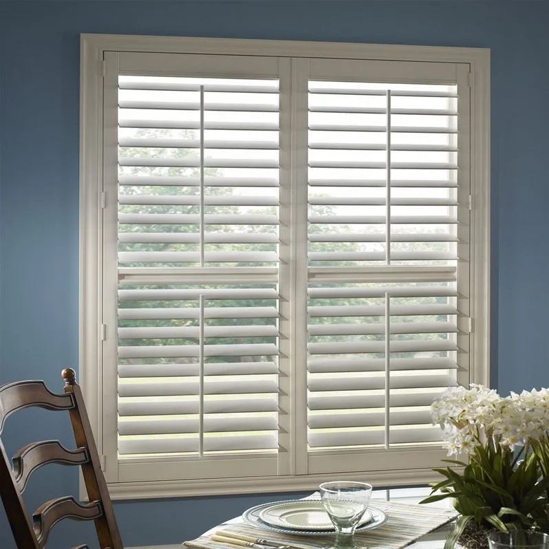 Best sell natural louver plantation shutters basswood shutter for windows