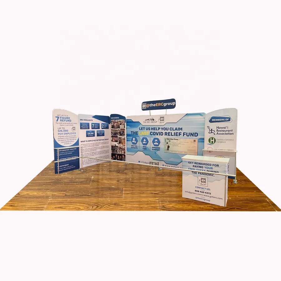 Fashionable 10x20 Aluminum Portable Exhibition Booth