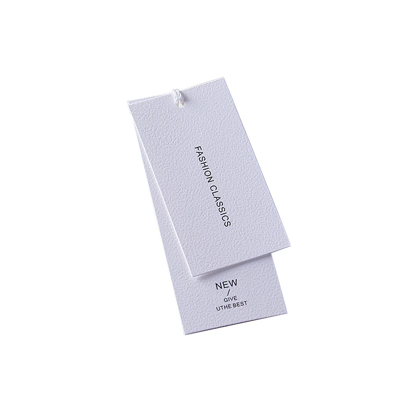 Factory ODM customised  low price recycled plastic clothing label hang tags