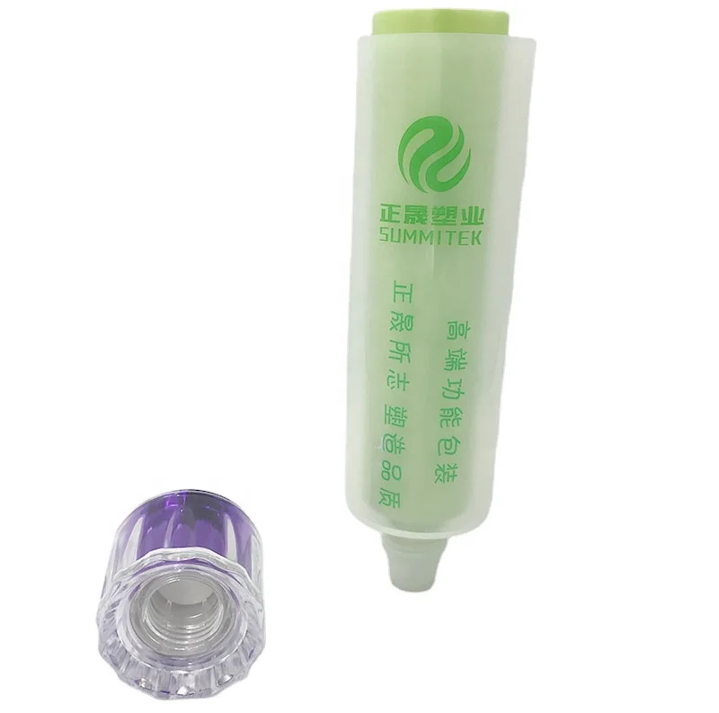 
d28mm &35mm dual cream packaging double chamber cosmetics tube plastic tube packaging 