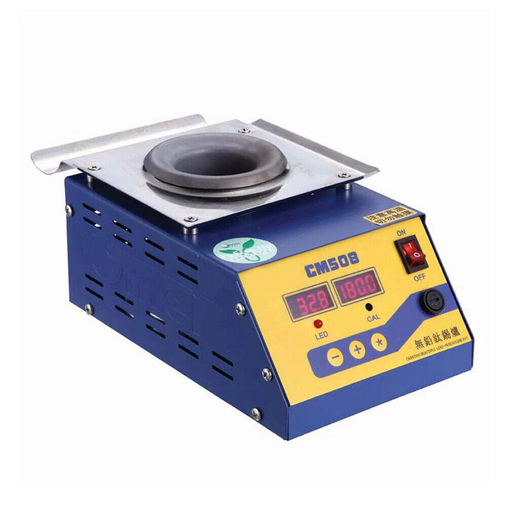 280W Adjustable Temperature Melting Tin Soldering Pot With a diameter of 80mm Dip Soldering Pot Welding Material