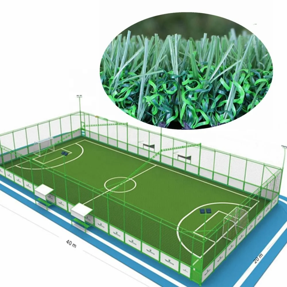 Futsal U.V. resistance Non-infilling 5vs5 Mini Soccer Grass Non Infilling Football Grass  Futsal Artificial Grass