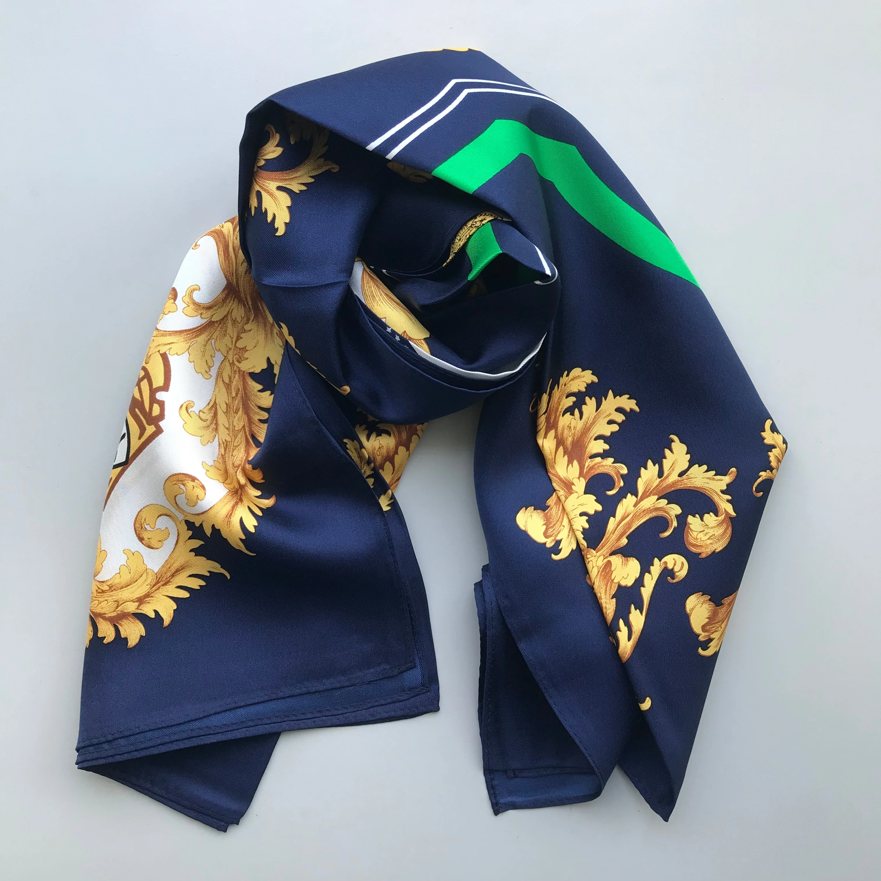 
 Шелковый шарф 14 мм, 100% чистый шелк, 100 см x 100 см  