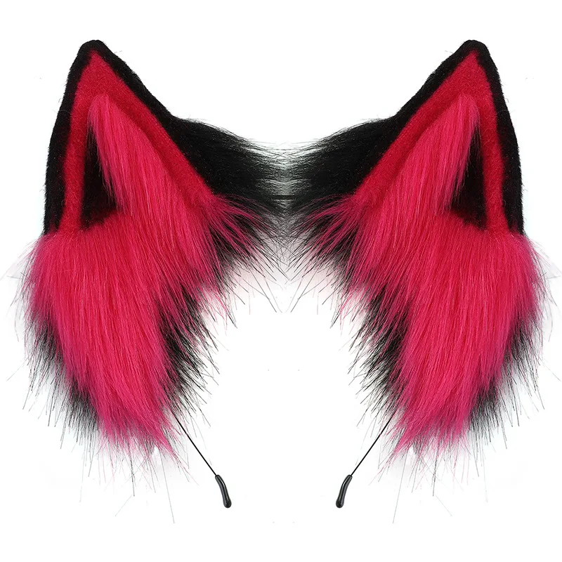 High Quality Handmade Cosplay Fur Ear Headbands Animal Headbands