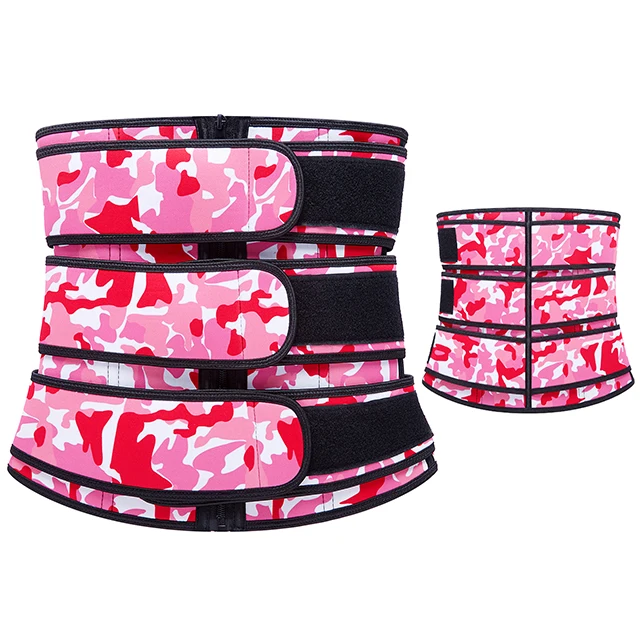 Amazon Sweat Waist Trainer Corset Trimmer Belts for Women, Neoprene Workout Plus Size Sauna 3 straps Waist Cincher Shaper Wraps