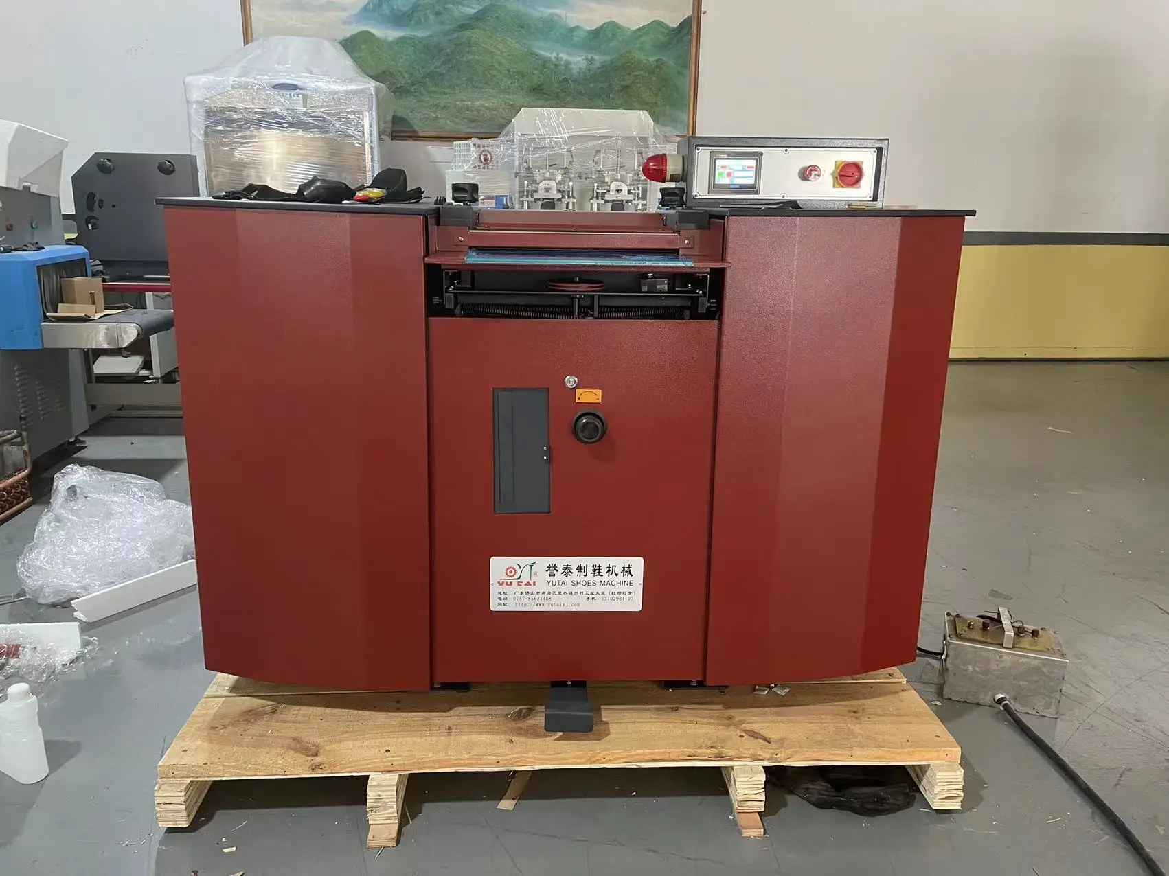 yutai YT-420mm band knife cutting machine leather splitting machine