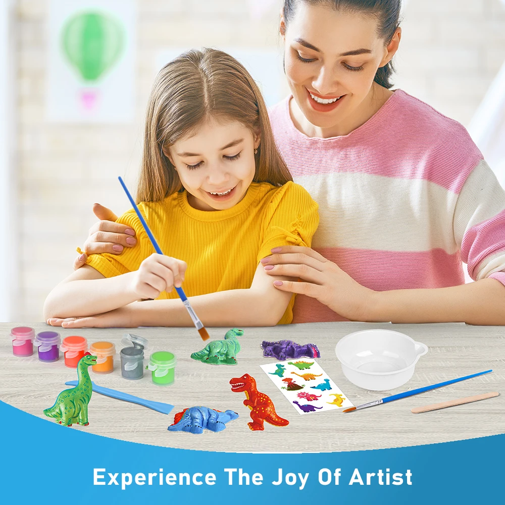 2022 hot sell toy unisex best gift painting toy make your own creative model color painting dinosaur painting