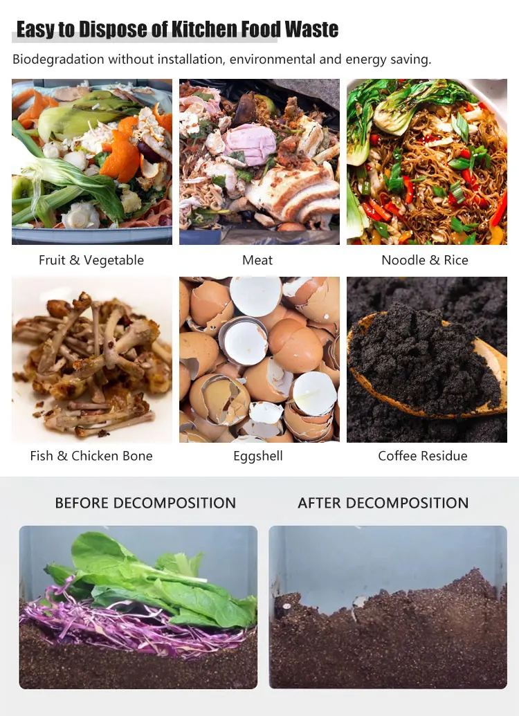 High Efficiency Simple Household Food Garbage Composting System