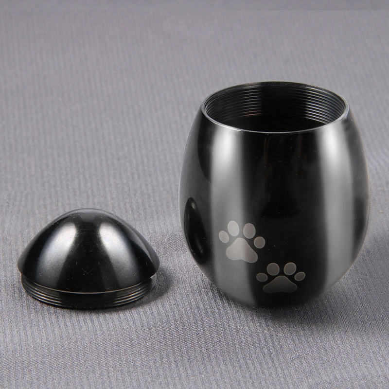 Factory Direct Customized Metal Memorial Urn Pet Multi-Styles Polishing Pet Ashes Urn