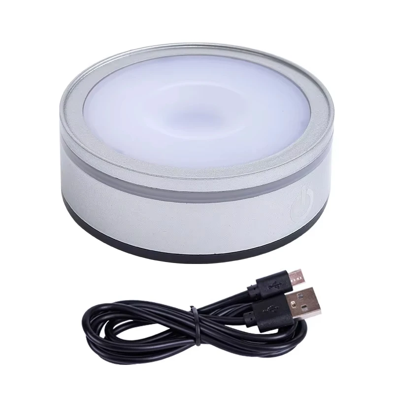 Круглый пластиковый светящийся USB-кабель