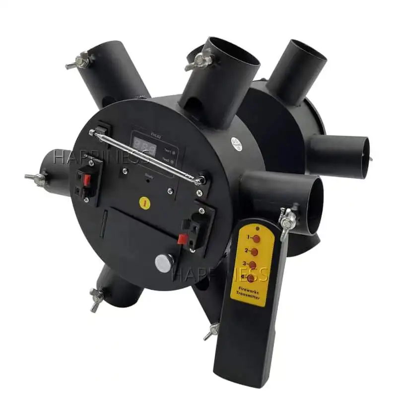 Happiness 2024 wireless pyro firework cold spark machine for wedding decoration