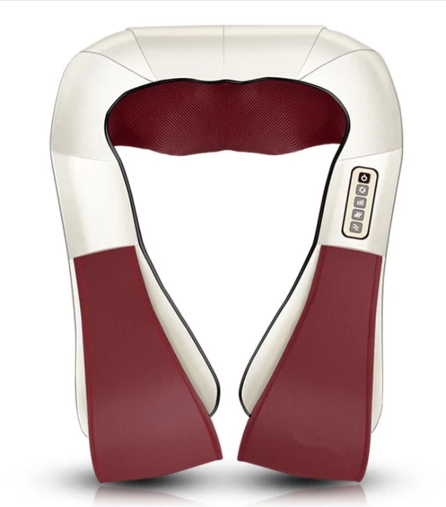 
5 buttons Electric Shiatsu Neck and Shoulder Massager with car power cord 