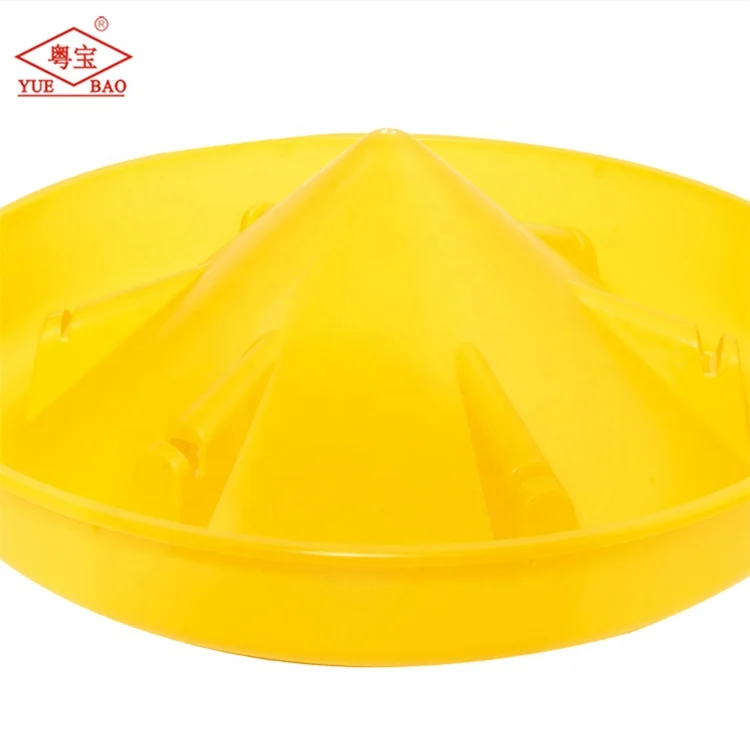 Large Volume 40 kg Livestock Chicken Duck Goose Yellow Drinking Water Equipment Chicken Feeders