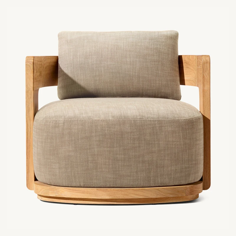 2024 Luxury Modern New Design Teak Outdoor Furniture Set Teak Patio Sofa Set Outdoor Furniture