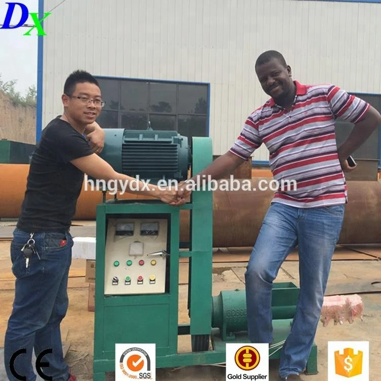 Used wood sawdust rice husk briquette charcoal making machine price