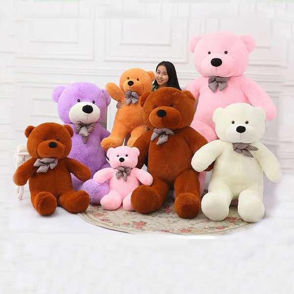 80-200cm wholesale plush stuffed soft  bearl toy huge big giant teddy bear wholesale giant teddy bear skin