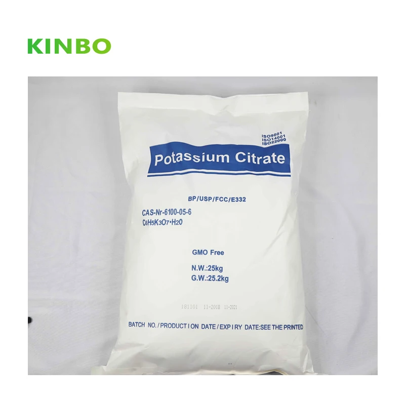 Top Quality kinbo Potassium Citrate Powder Cas 866-84-2 kinbo Potassium Citrate