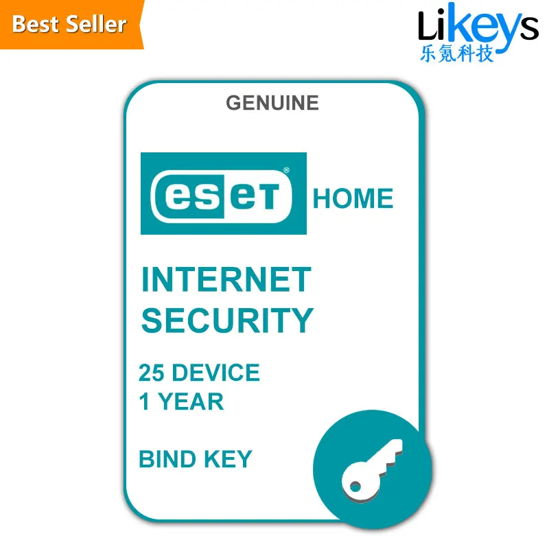 Лидер продаж Smart/Home Security Premium Bind Key 25 устройство 3 года Подлинная Лицензия 2023 конфиденциальности Nod32