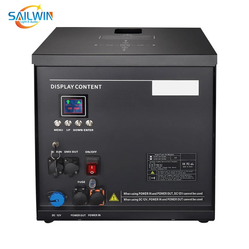 Sailwin Fire Machine 10M Stage Fire Projector Waterproof CIRCLE FLAMER 180 Angles Flame Thrower Fireworks Show