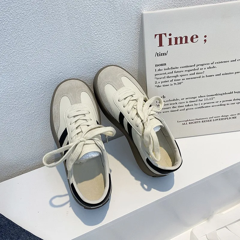 Spring 2024 Training Womens Shoes Fashion Sports Versatile Thick Soled Shoes Student Board Casual Shoes