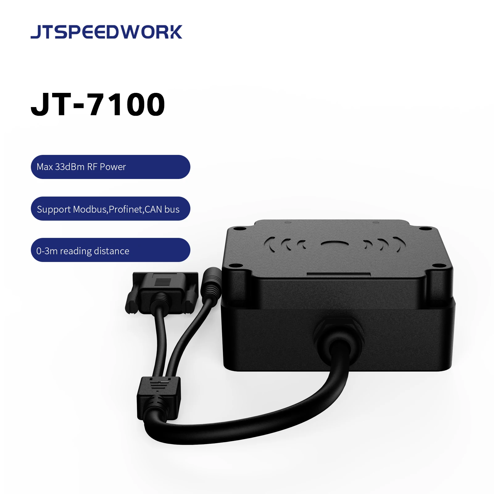 JT-7100 Считыватель RFID со склада стоимость фиксированных китайские встроенные ворота комплект 860-960 МГц устройство для записи около поля OEM UHF Reader